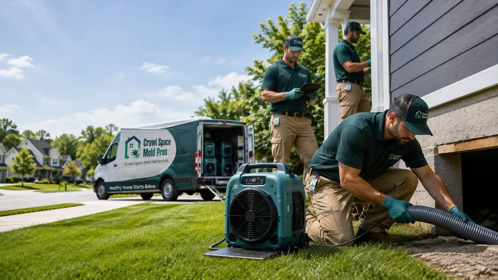 Crawl Space Mold Removal in Lakeview, TX